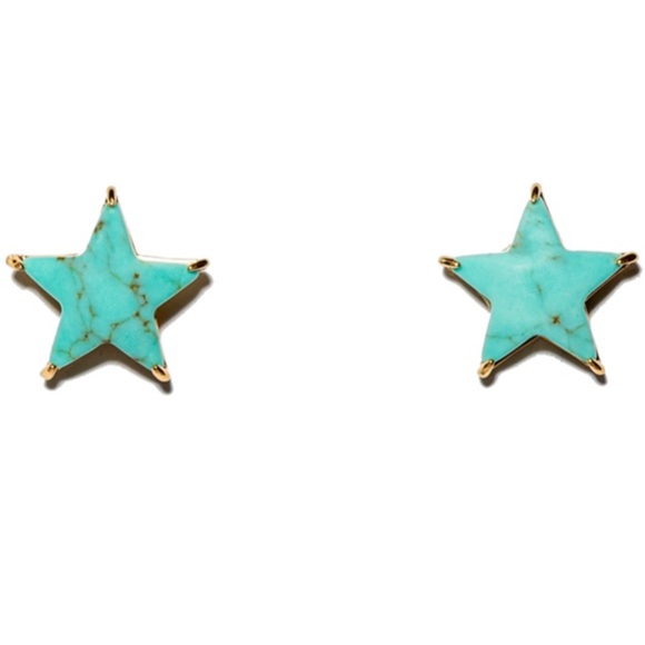 $68 LELE SADOUGHI Ashford Stud Earrings in Turquoise - Picture 7 of 7